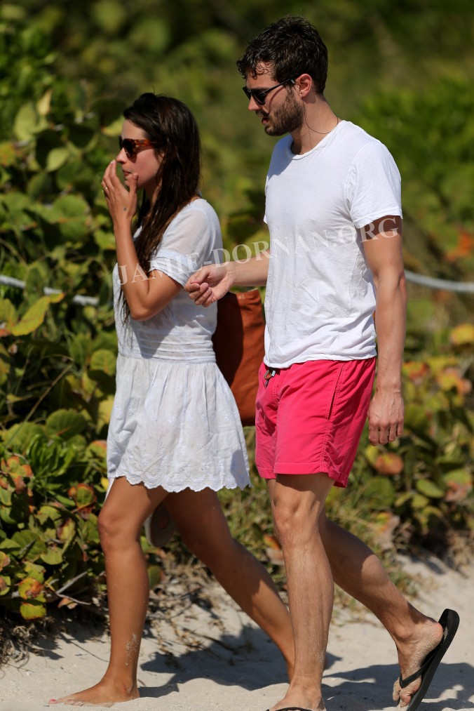 Jamie And Amelia At The Beach In Miami January 27th 2013 Planet 